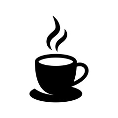 Coffee icon vector illustration  isolated on white background.