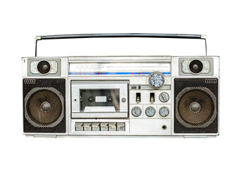 Fototapeta premium Boombox png collage element, transparent background