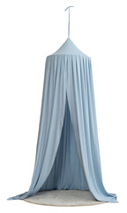 Crib canopy png mockup in organic cotton