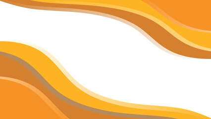 yellow and orange wave social media banner