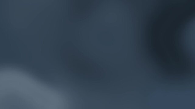 Black Blue, Dark Slate, Dark Slate and Blue Gray gradient Background. Animation of moving abstract blur background. Seamless loop backdrop.