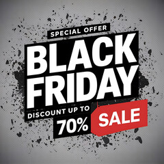 Black Friday design for advertising banners leaflets and flyers