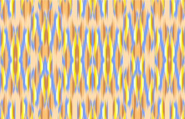 Design Textile ikat wave abstract geometric ikat, design ikat vector for background, wallpaper, carpet, wrapping, fabric, textile fashion wearing.