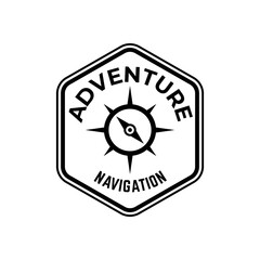 compass logo, icon, symbol design template