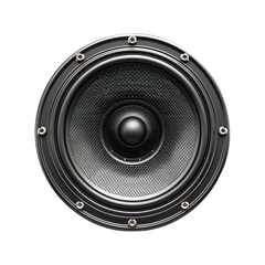 Loudspeaker isolated white background, without shadow, single object, detailed, PNG dicut style
