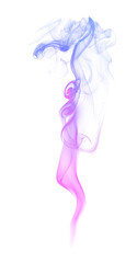 Neon png smoke textured element, in purple