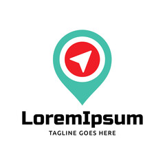 Compass Global Globe Earth Adventure GPS navigation logo design. Vector Illustration