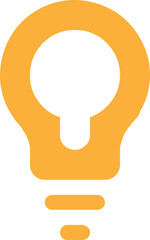 Bulb icon logo design