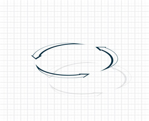 Obraz premium Vector icon of dark color on light checkered background