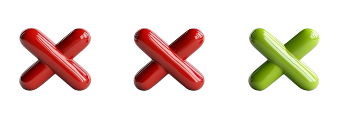 3d check mark isolated on transparent background