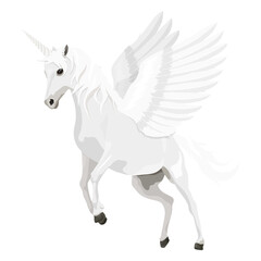Unicorn png, magical creature illustration sticker, transparent background