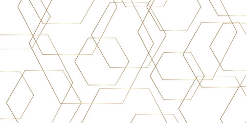 Abstract white background with hexagons . golden Hexagonal Background Luxury White Pattern seamless bright white abstract honeycomb background 3D Futuristic abstract geometric mesh cell texture.