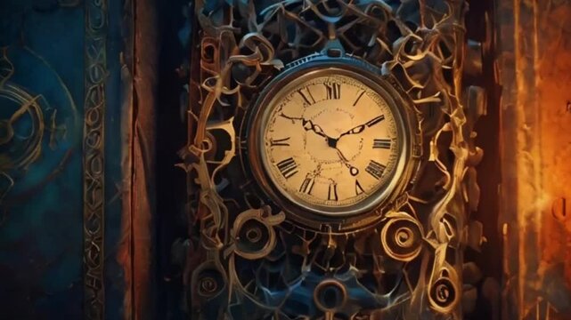 antique clock face