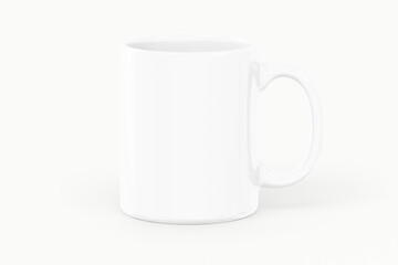 Ceramic mug png mockup, transparent product design