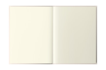 Blank sketchbook png sticker, transparent background