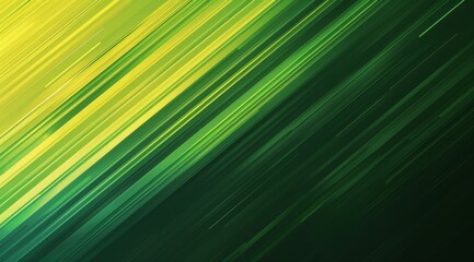 Obraz premium A vibrant abstract background with green and yellow diagonal lines, perfect for modern designs and art projects