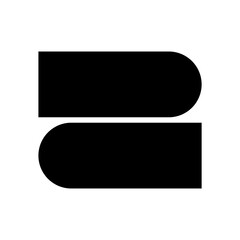 Black badge png geometric shape sticker, transparent background