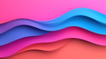 abstract gradient background Subtle, 3d illustration colorful, Generative AI illustration