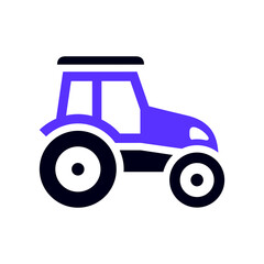 Transport flat icon, square shape