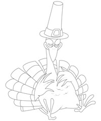 thanks giving coloring page for kids and adults both,