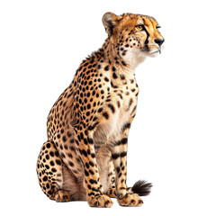 vertical closeup shot of a beautiful african leopard walking on png