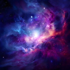 Naklejka premium Abstract Cosmos