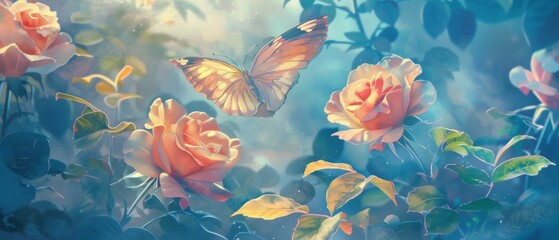 Tropical Butterfly: Watercolor Wonderland