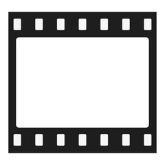 Movie film png frame, transparent design