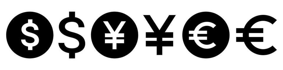 PNG Currency icon  cut out element set