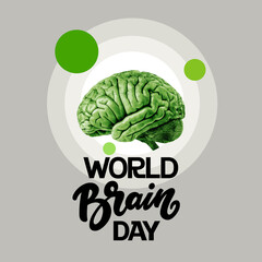 Poster on the theme of World Brain Day.