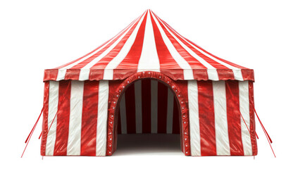 circus tent isolated on white