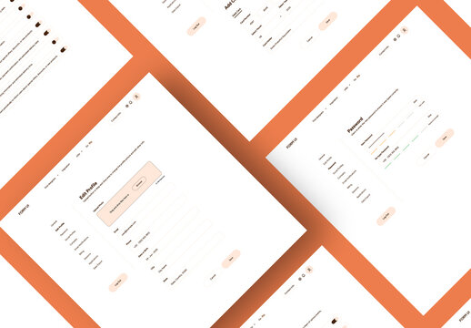 Website Form UI Layout