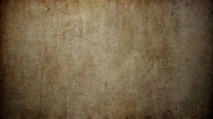 Fototapeta premium The image shows a worn, stained brownish paper texture with visible creases and aging suitable for vintage designs.