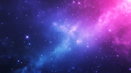 Fototapeta premium Cosmic Glow: A Dreamy Night Sky