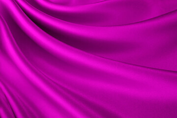 流れのあるシルクサテン