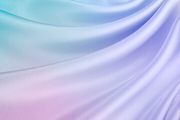 流れのあるシルクサテン