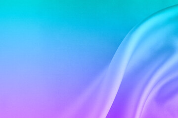 流れのあるシルクサテン