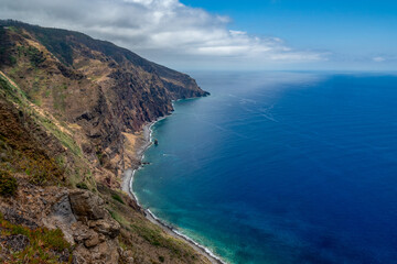 Fototapeta premium Sunny coastal view on Madeira