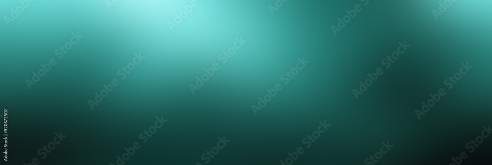 Fototapete gradient turquoise backdrop evokes calmness and depth in a dimly lit environment, inviting contempla