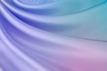 流れのあるシルクサテン