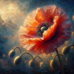 poppy, flower, red, nature, summer, garden, flowers, bloom, plant, blossom, orange, flora, field, poppies, spring, floral, petal, beauty, petals, bud, macro, papaver, beautiful, isolated, closeup, sin