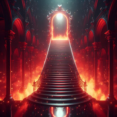 evil, devil, hell, light, red, fire, design, black, wallpaper, texture, illustration, orange, color, line, motion, bright, art, backdrop, dark, futuristic, flame, shine, lights, technology, vector, wa