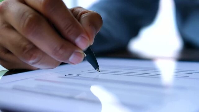 a patient&rsquo;s hand signing a consent form on a tablet, illustrating the digitization of healthcare documentation