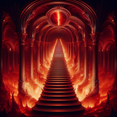 evil, devil, hell, light, red, fire, design, black, wallpaper, texture, illustration, orange, color, line, motion, bright, art, backdrop, dark, futuristic, flame, shine, lights, technology, vector, wa