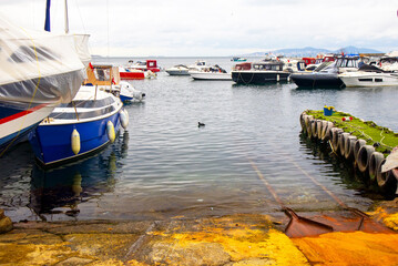 Obraz premium boats in the harbour