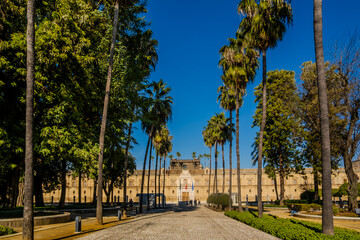 Obraz premium Andalusian Parliament, (Parlamento de Andalucía) in Seville, Spain