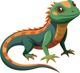 Realistic a lizard Vector Art 