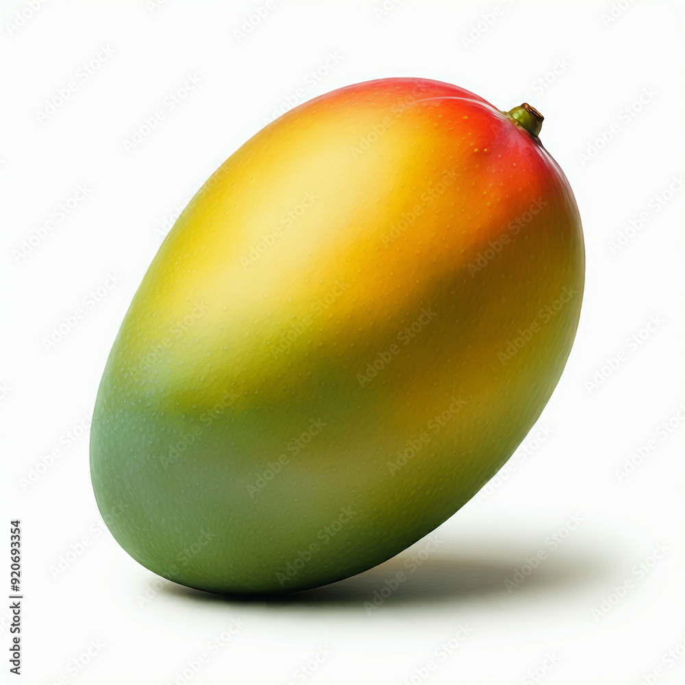 Wall mural mango fruit isolated on white