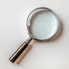 Magnifying Glass with Black Handle