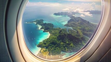 Think of gazing out of the airplane window during a tropical descent, the sight of lush green islands and turquoise waters inviting you to adventure.